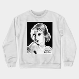 Bette Davis - Hollywood Legend Crewneck Sweatshirt